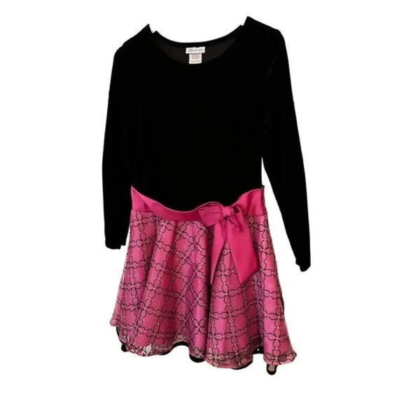 Bobbie Jean A Line‎ Full Skirt Velvet Sequins Size 16. Formal/ Easter/Party - Picture 5 of 11